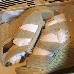 Michael Kors linen sandals